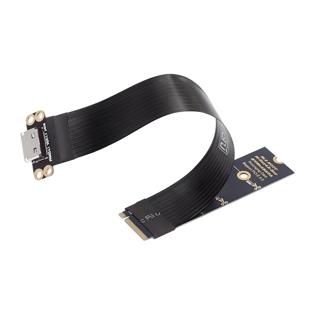 NFHK 2280 NGFF PCI-E4.0 M.2 M-Schlüssel zum Oculink SFF-8612 SFF-8611 Hostkabel 15 cm für NVME U.2 S
