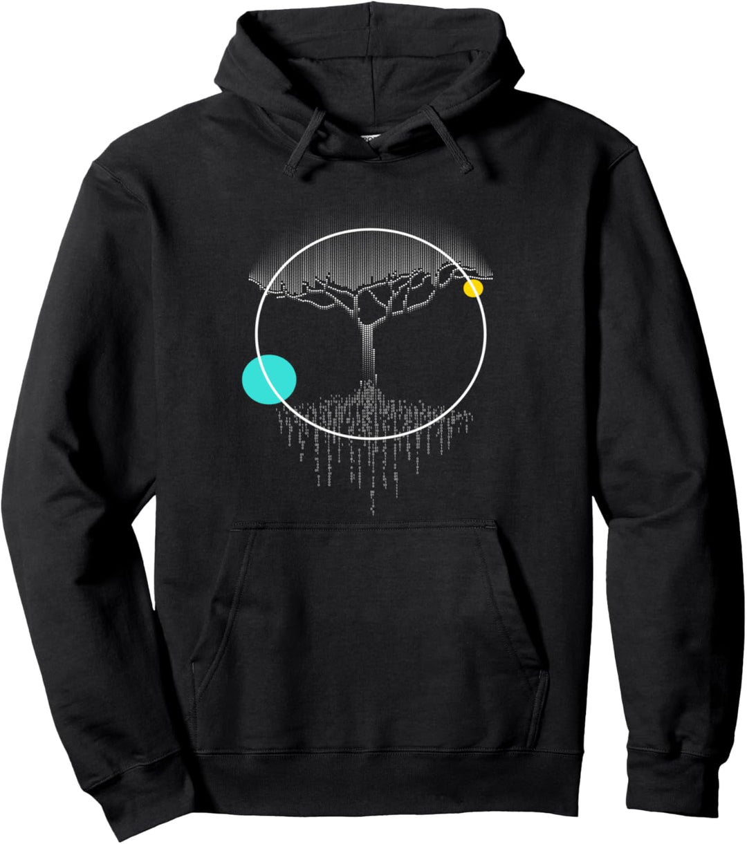 Computer Binary Tree Hacker Code Coder Hack Programmierer Pullover Hoodie