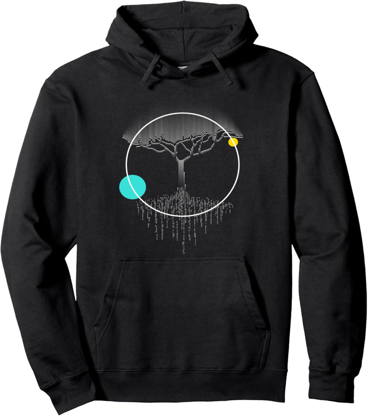 Computer Binary Tree Hacker Code Coder Hack Programmierer Pullover Hoodie