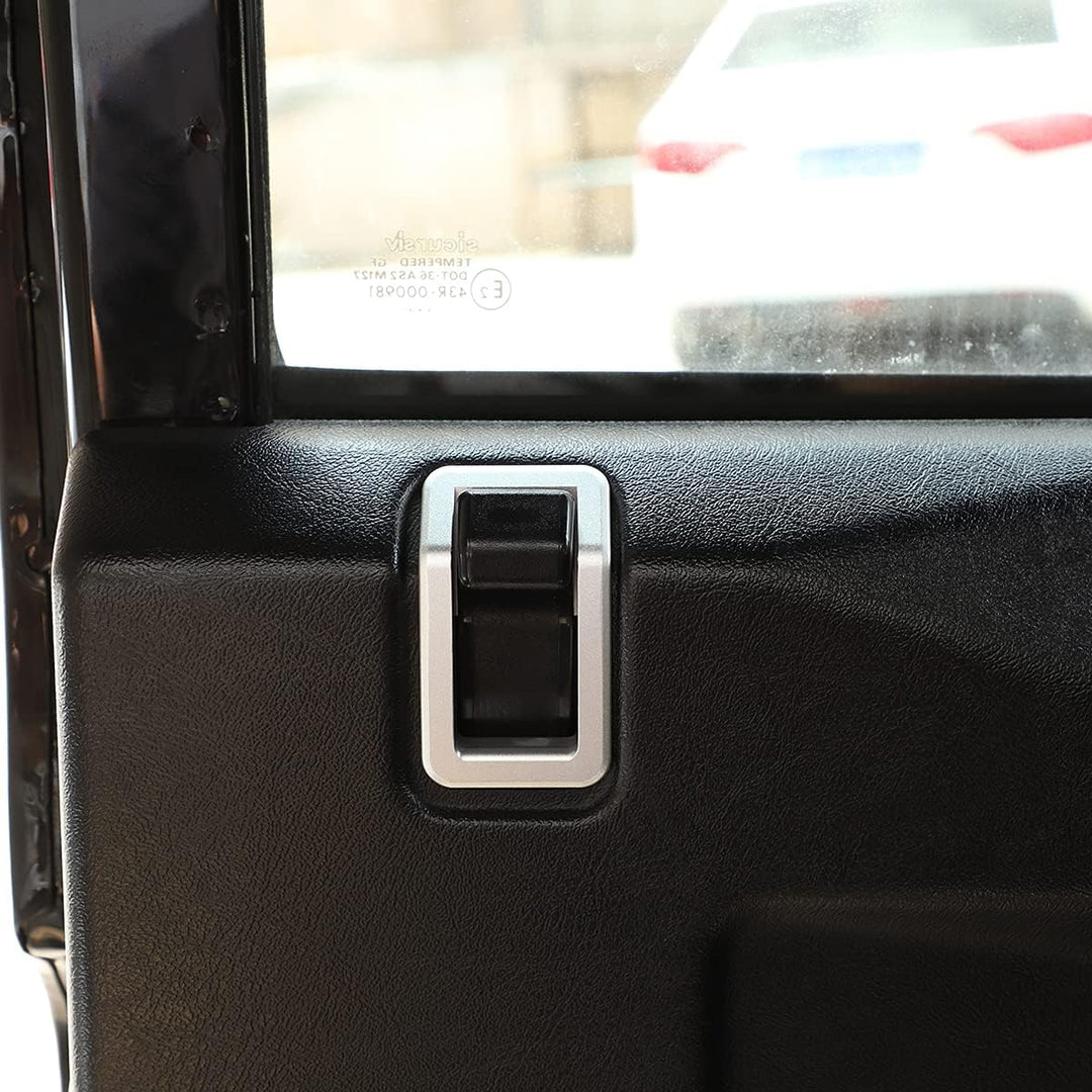 Türschlossabdeckung aus Aluminiumlegierung, für LR Defender 90 110 130 2004–2019 Türschloss-Ringabde