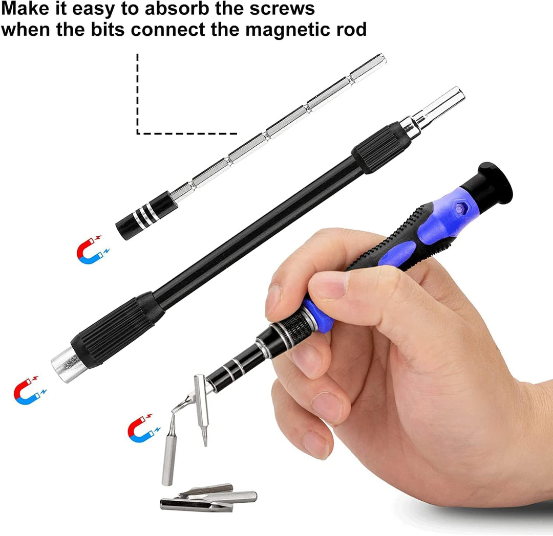 Eventronic 132 in 1 Schraubendreher Set Feinmechanik, Mini Feinmechaniker Werkzeug Set, Werkzeug Set