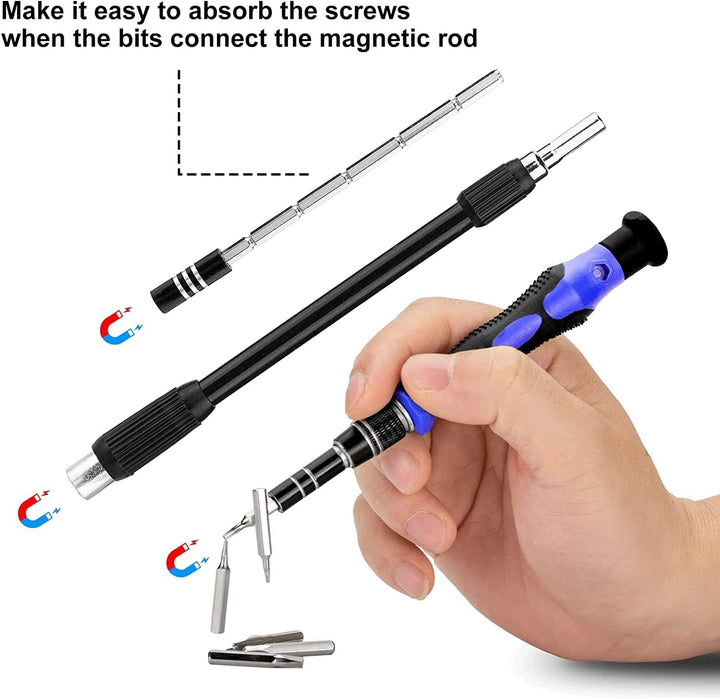 Eventronic 132 in 1 Schraubendreher Set Feinmechanik, Mini Feinmechaniker Werkzeug Set, Werkzeug Set
