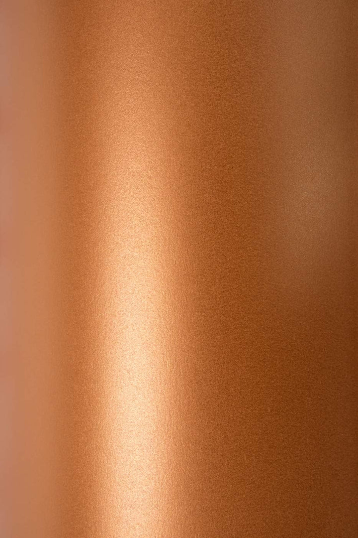 Netuno 100x Perlglanz-Karton Perlmutt- Kupferrot DIN A5 148x 210 mm 300g Sirio Pearl Copperplate Fei