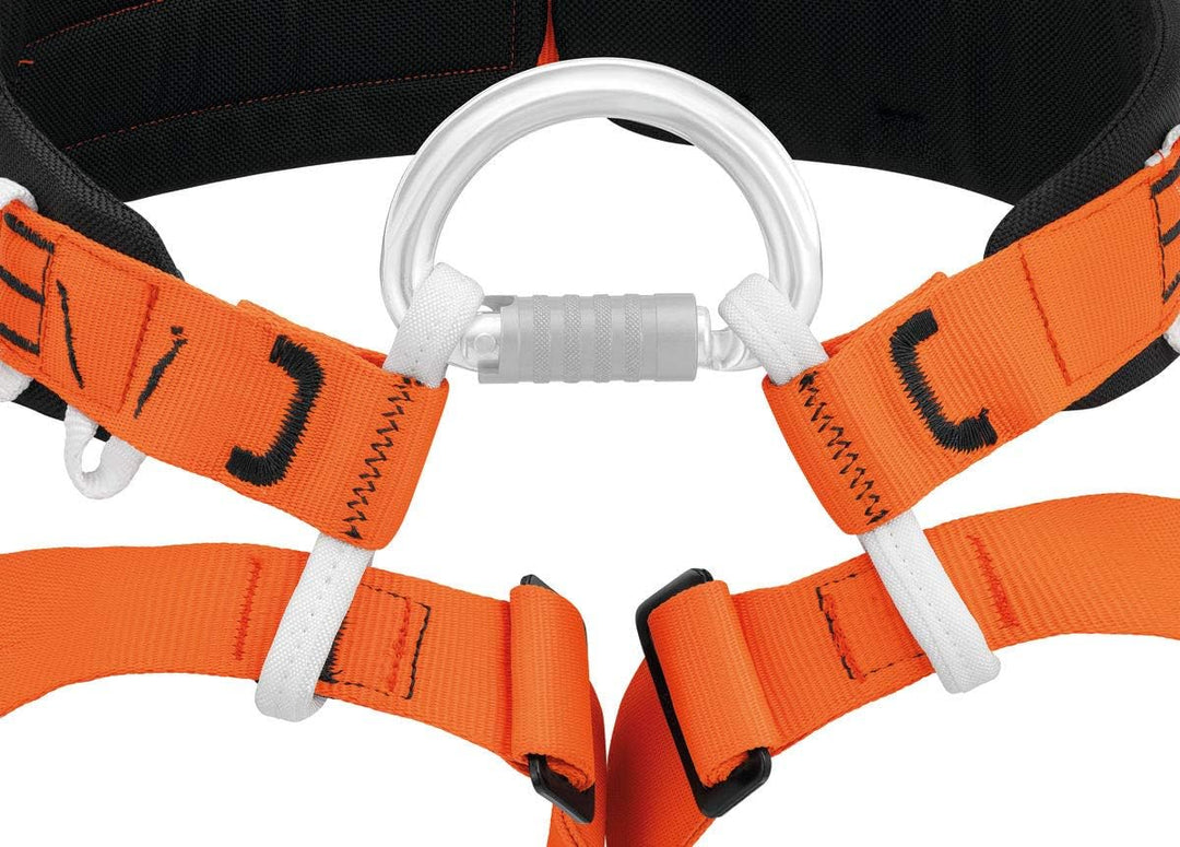PETZL Unisex Aven Klettergurt (1er Pack) 102cm Orange-Black, 102cm Orange-Black