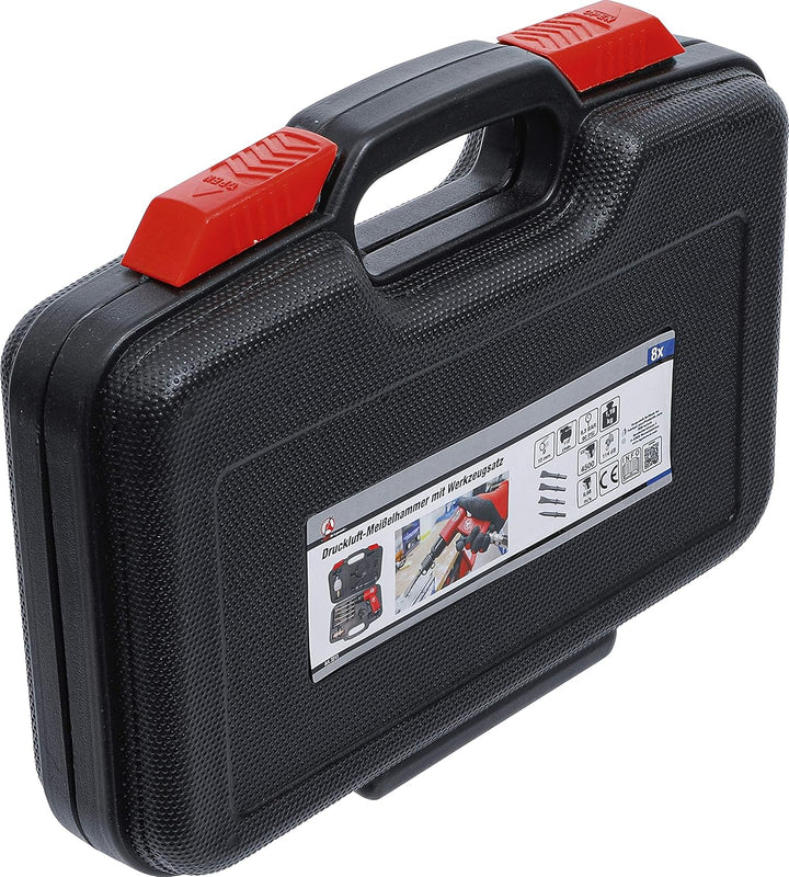 BGS Diy 3213 | Druckluft-Meisselhammer mit Werkzeugsatz | 8-tlg., Satz