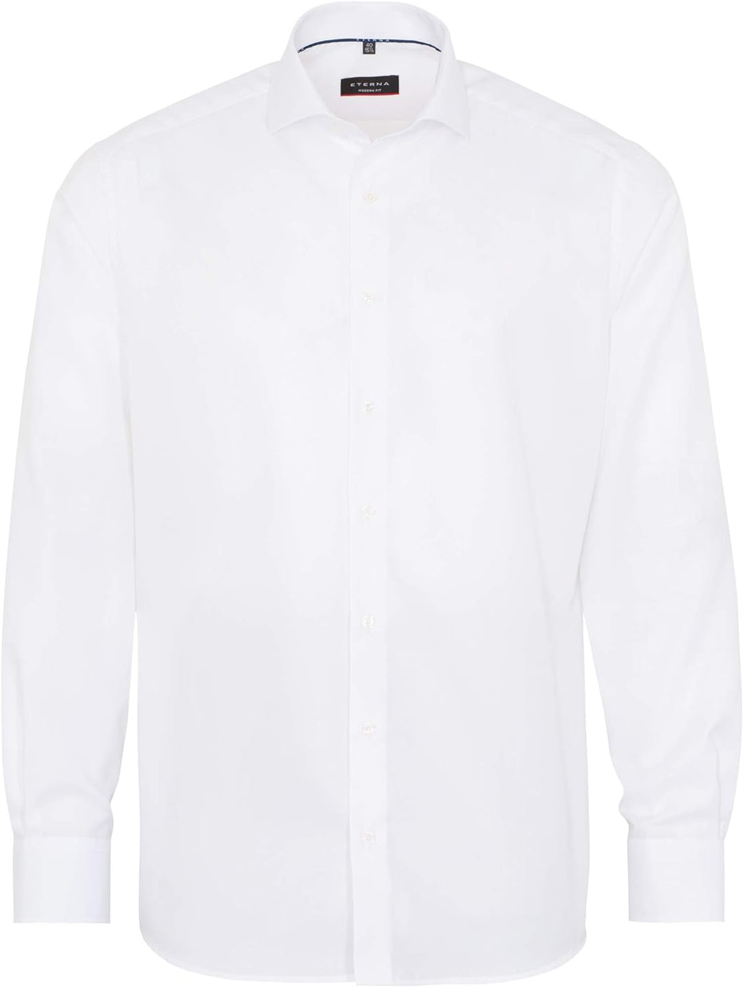 eterna Langarm Hemd Modern Fit Twill unifarben