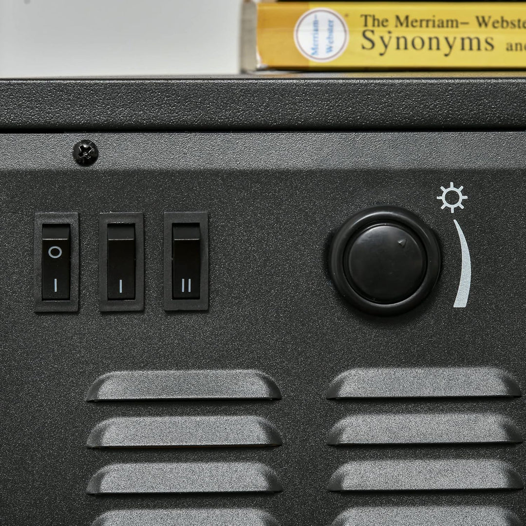 HOMCOM LED Elektrokamin Standkamin Kaminofen mit Flammeneffekt 1000/2000W Innenraumheizung Heizlüfte