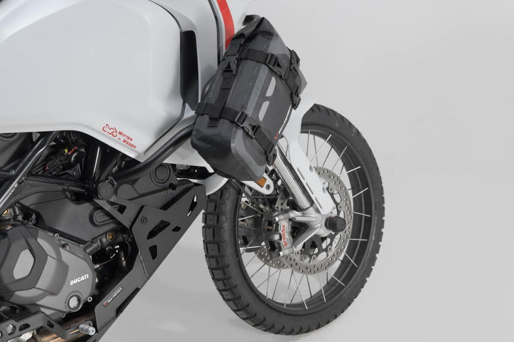 SW-Motech Drybag 80 Motorrad Hecktasche grau Motorradgepack Gepäcktasche 8L Grau Schwarz, 8L Grau Sc