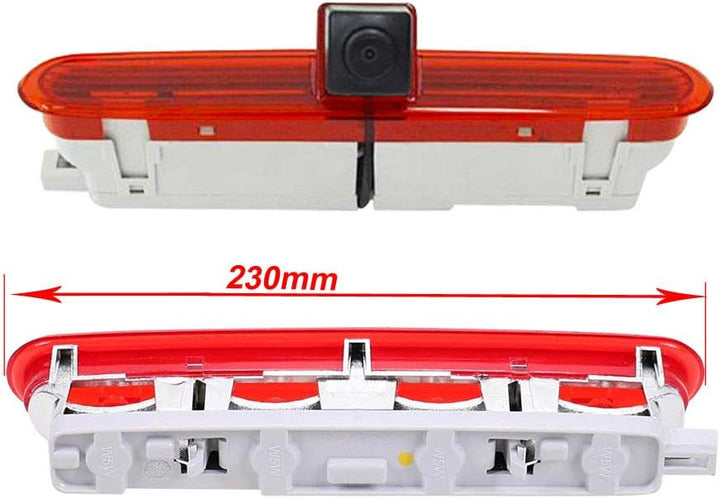avinio 1280 x 720 Pixels Top Mount Brake Bremsleuchte Kamera Bremslicht Rückfahrkamera Wasserdicht f
