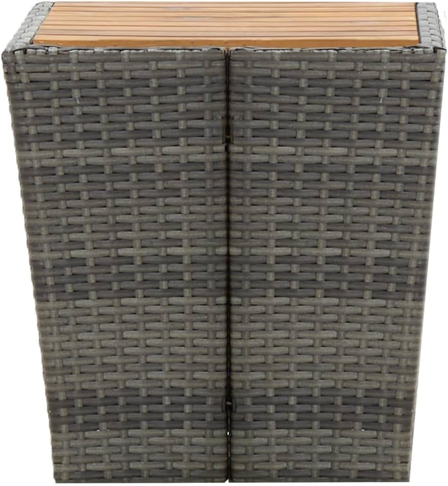 FIRBNUS 41.5x41.5x43 cm Beistelltisch Couchtisch Balkontisch Kompaktes Design Dining Table Kaffeetis