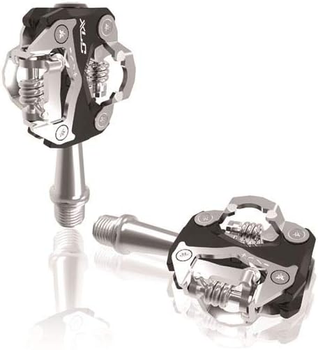 XLC PD-S15 System Fahrradpedal (zweiseitig | Silber/grau) Grau/Silber, Grau/Silber