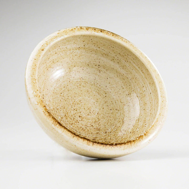 Wazakura Minoyaki Serie Kleine Runde Glasierte Ikebana Blumenvase, Made in Japan, Handbemalte Kerami