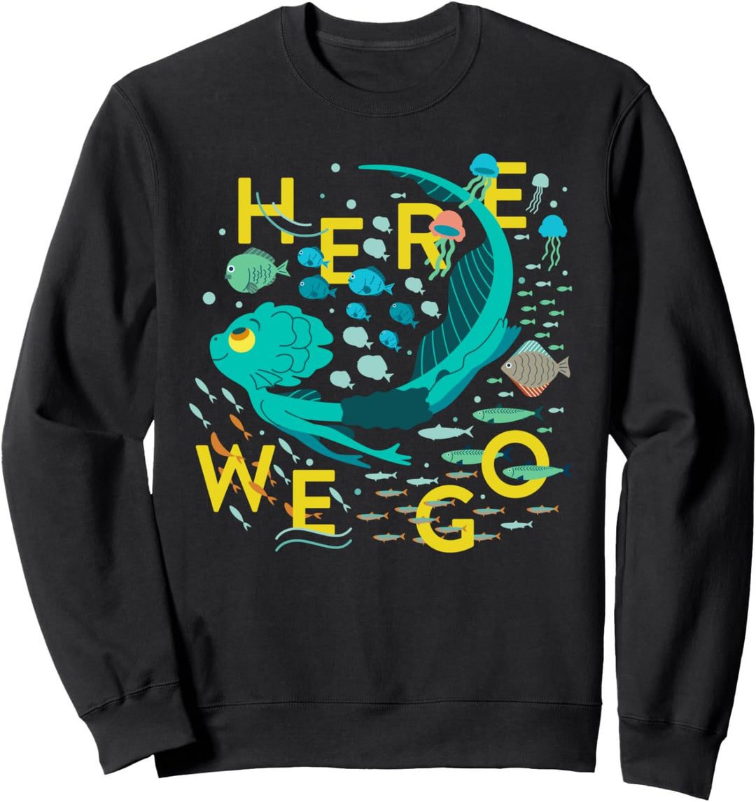 Disney and Pixar’s Luca Sea Monster Here We Go Sweatshirt