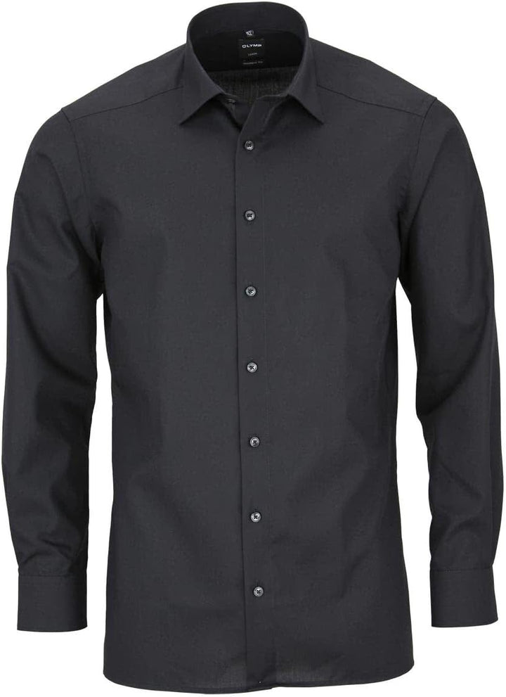 OLYMP Level Five Body fit Hemd extra Langer Arm anthrazit AL 69