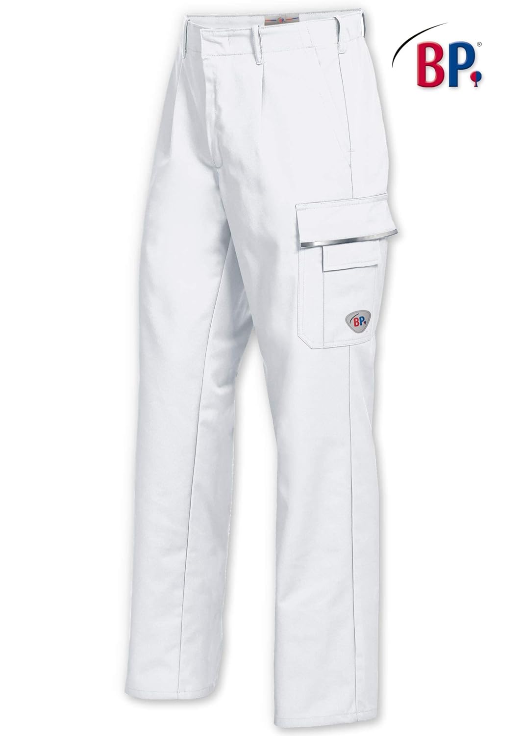 BP 1605-559-21-46l Arbeitshosen, mit elastischem Rückenteil, 245,00 g/m² Stoffmischung, weiss, 46l 4