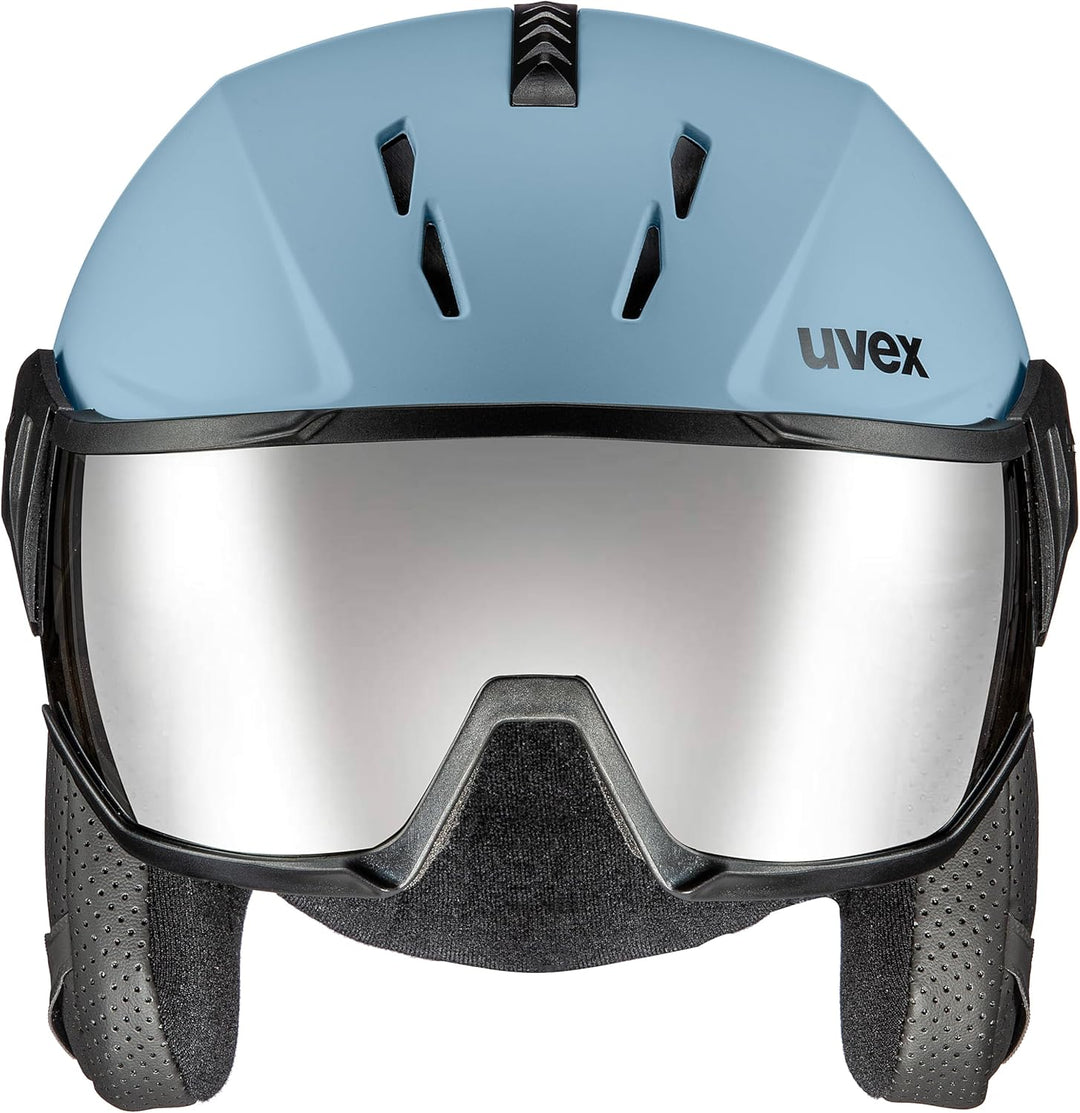uvex instinct visor - Skihelm für Damen und Herren - mit Visier - individuelle Grössenanpassung - gl