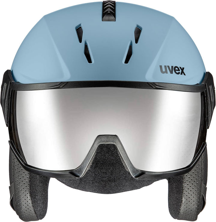 uvex instinct visor - Skihelm für Damen und Herren - mit Visier - individuelle Grössenanpassung - gl