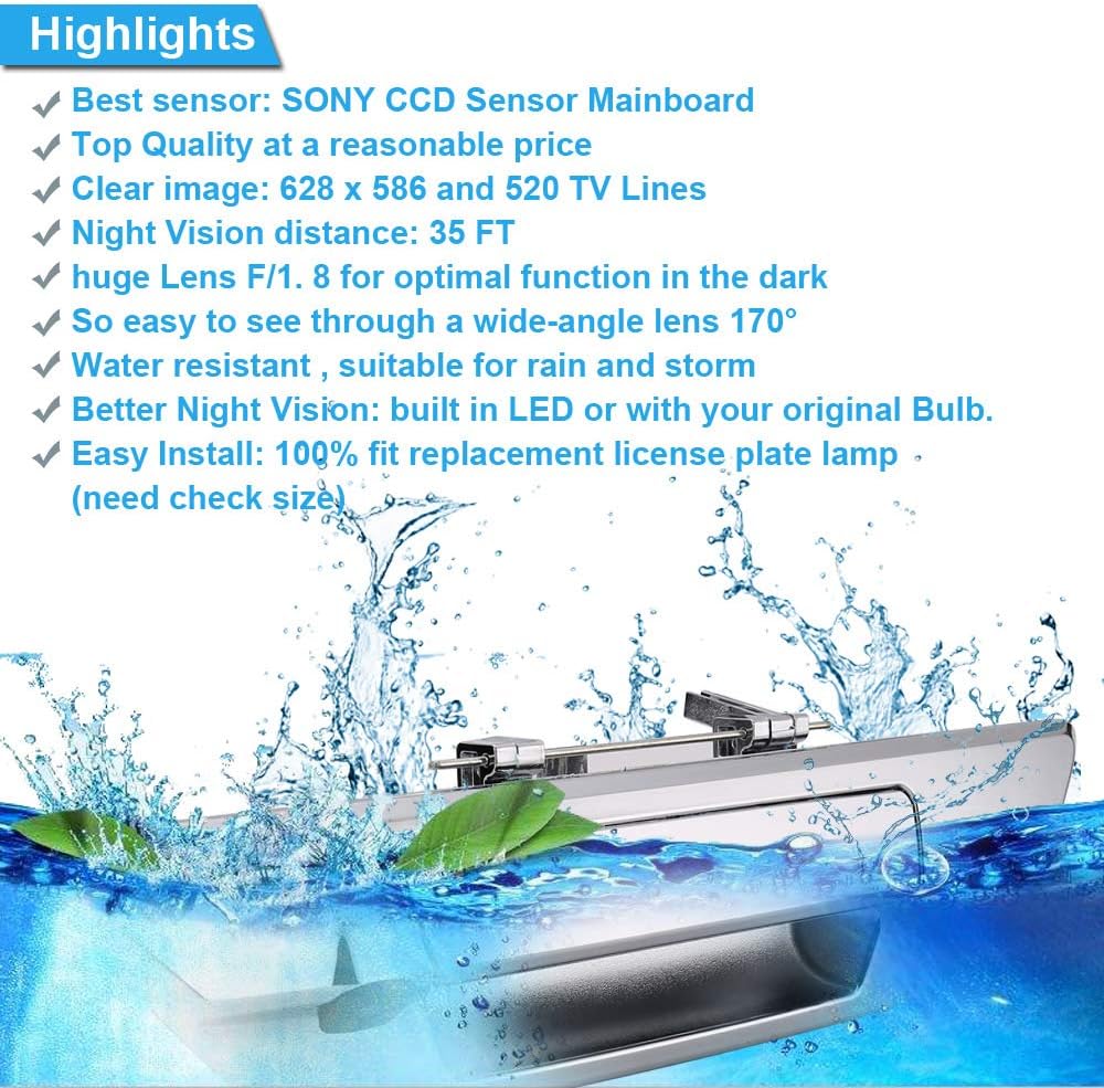 Navinio Auto Dritte Dach Top Mount Bremsleuchte Kamera Bremslicht Einparkkamera Rückfahrkamera IR Li