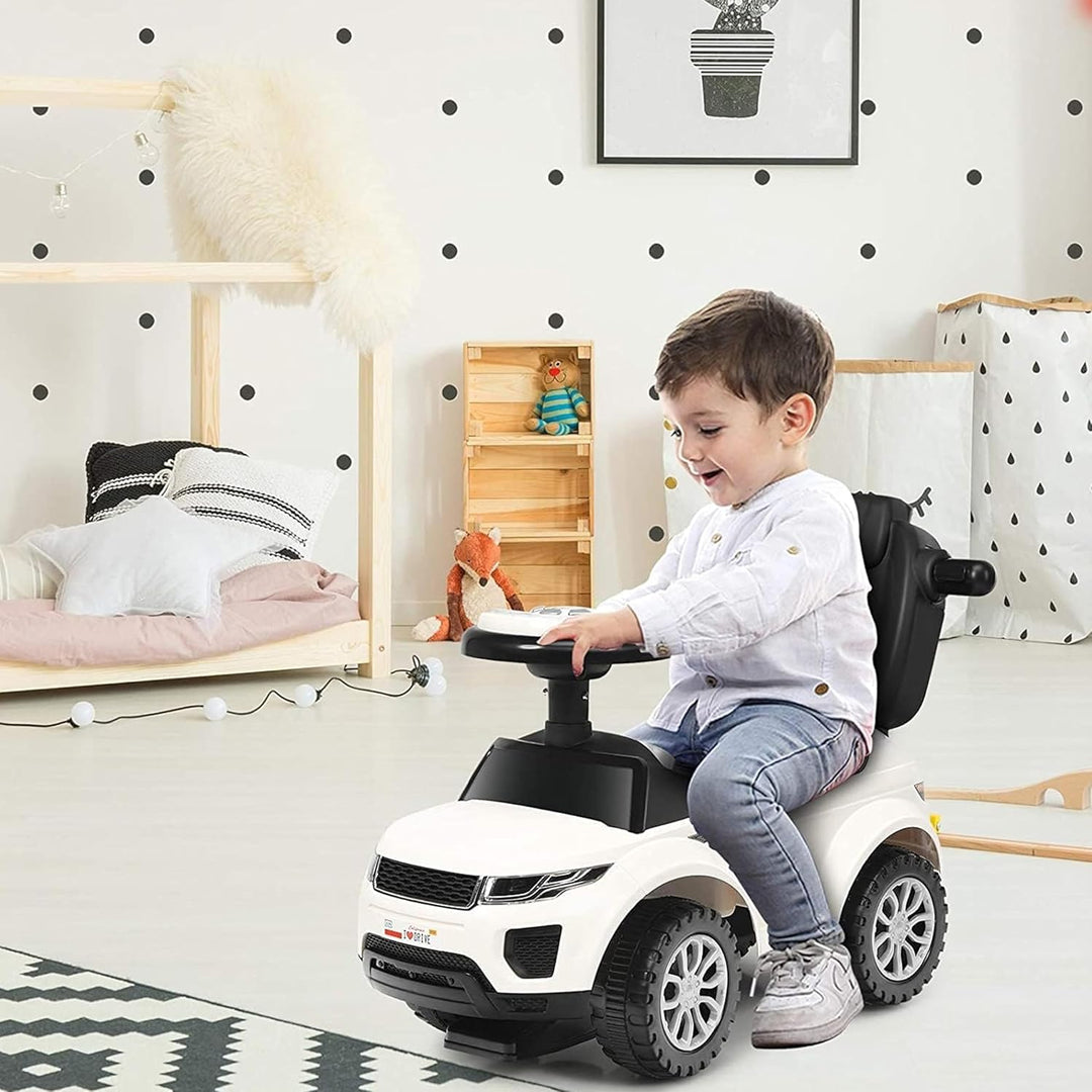 COIL Rutschauto ab 1 Jahr mit Schiebestange 614 W - Baby Car Rutschauto für Kinder - 3-in-1 Design -