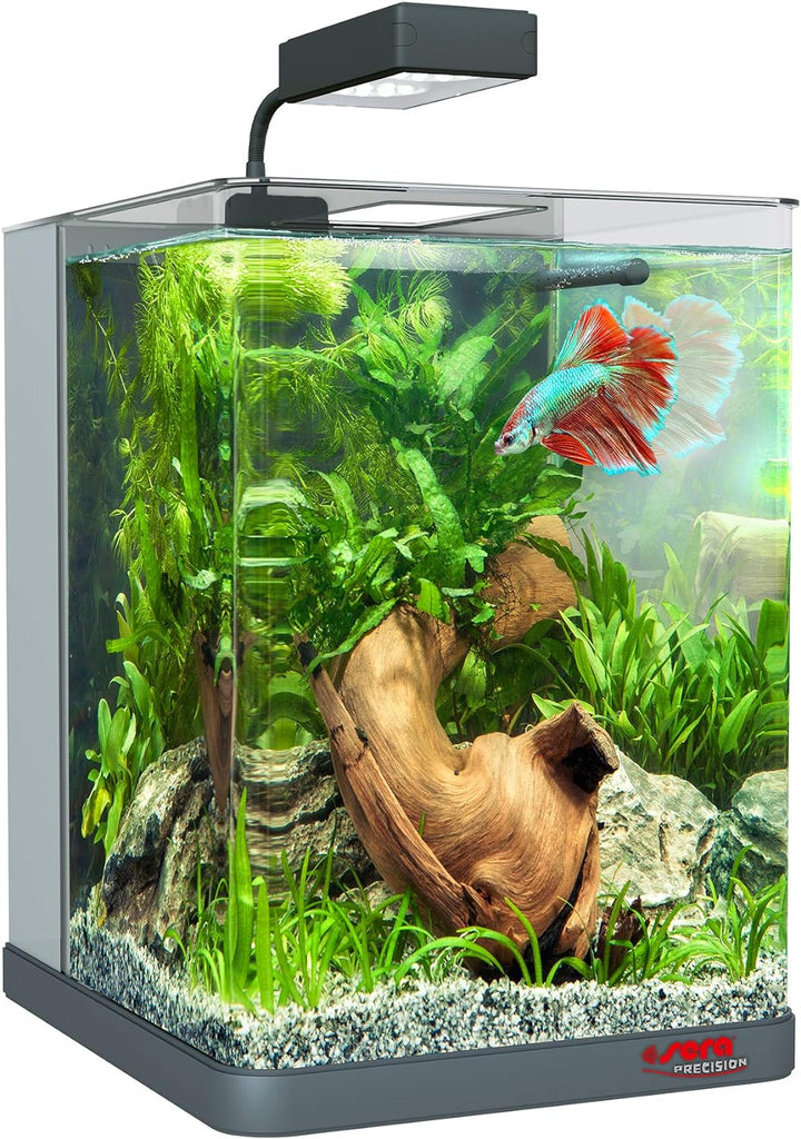 sera Biotop Nano LED Cube 16 - 16 l Süsswasser-Nano-Komplettaquarium mit LED Beleuchtung und