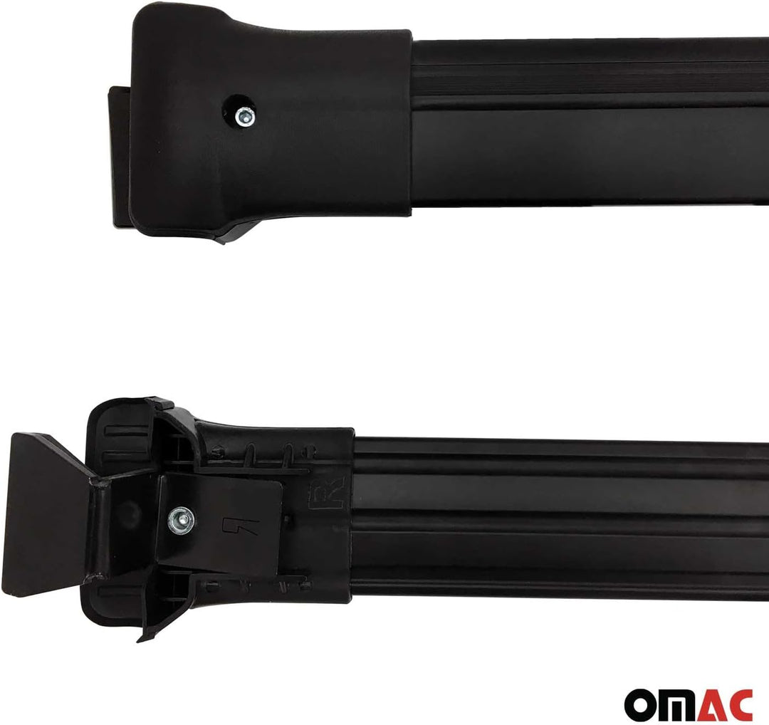 Dachträger Grundträger Auto kompatibel mit Dacia Duster 2 II 2018-2023 Alu Schwarz