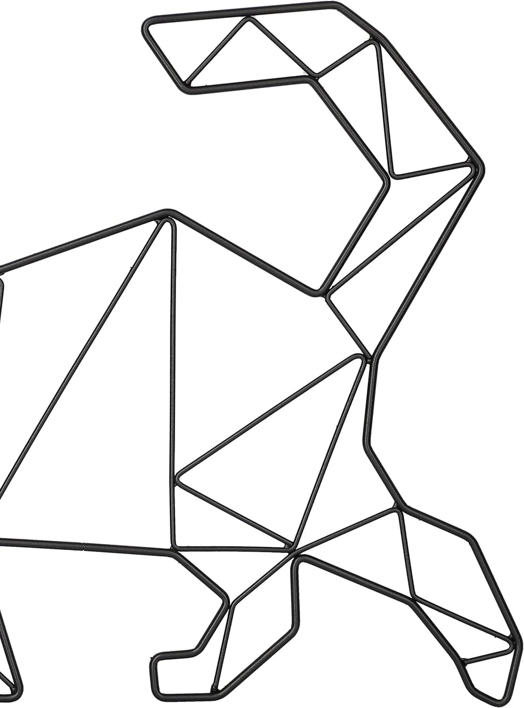 KOTARBAU® Metall-Wand-Deko Geometrische Wanddekoration Metall Katzen-Bild, Katzen-Bild