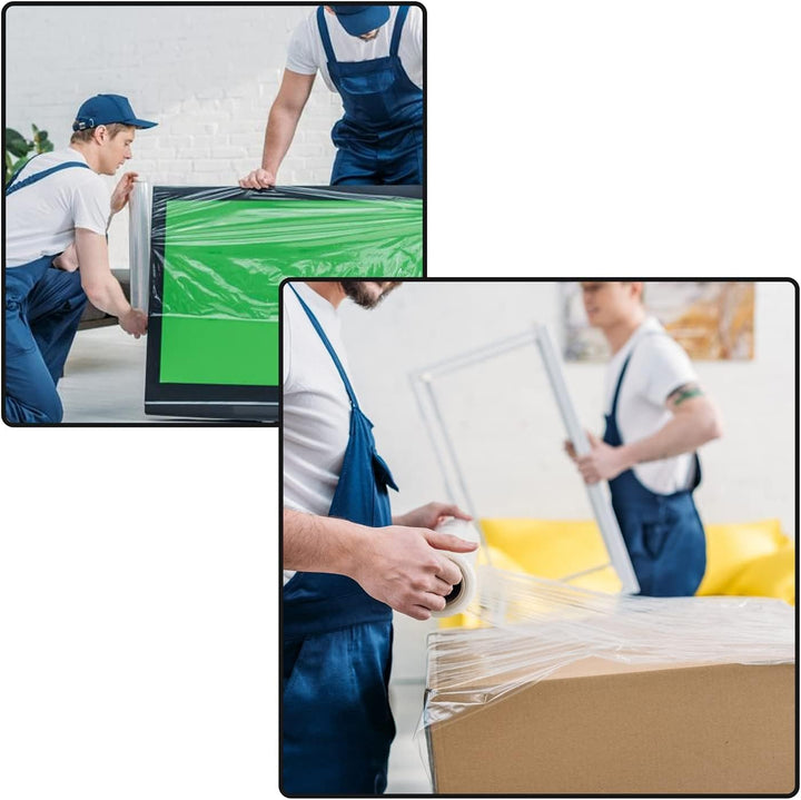 Netuno 1x transparente Stretchfolie 23my 500 mm 1,5 kg Folie Polyethylen Folie Cast-Film transparent