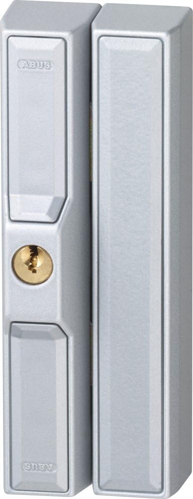 ABUS Fenster-Zusatzsicherung FTS88 AL0125 - Fensterschloss mit 2 verkrallenden Stahlriegeln, gleichs