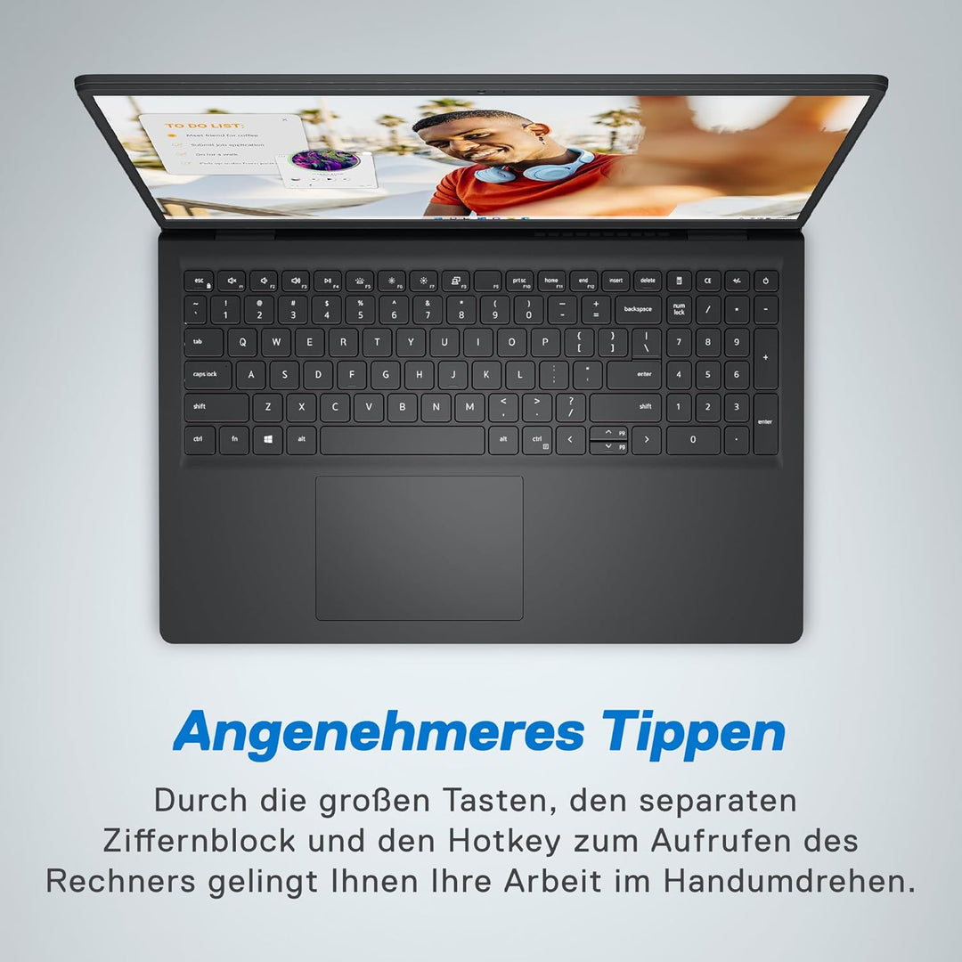 Dell Inspiron 15 3535 Laptop 15.6 Inch FHD 120Hz, AMD Ryzen 5 7520U, 8GB RAM LPDDR5, 512GB SSD, AMD