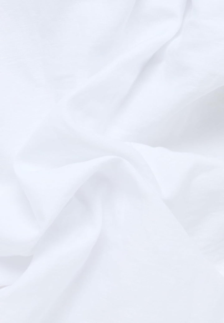 eterna Herren Linen Shirt Slim FIT 41 Kragen / 67 Ärmel Weiss, 41 Kragen / 67 Ärmel Weiss