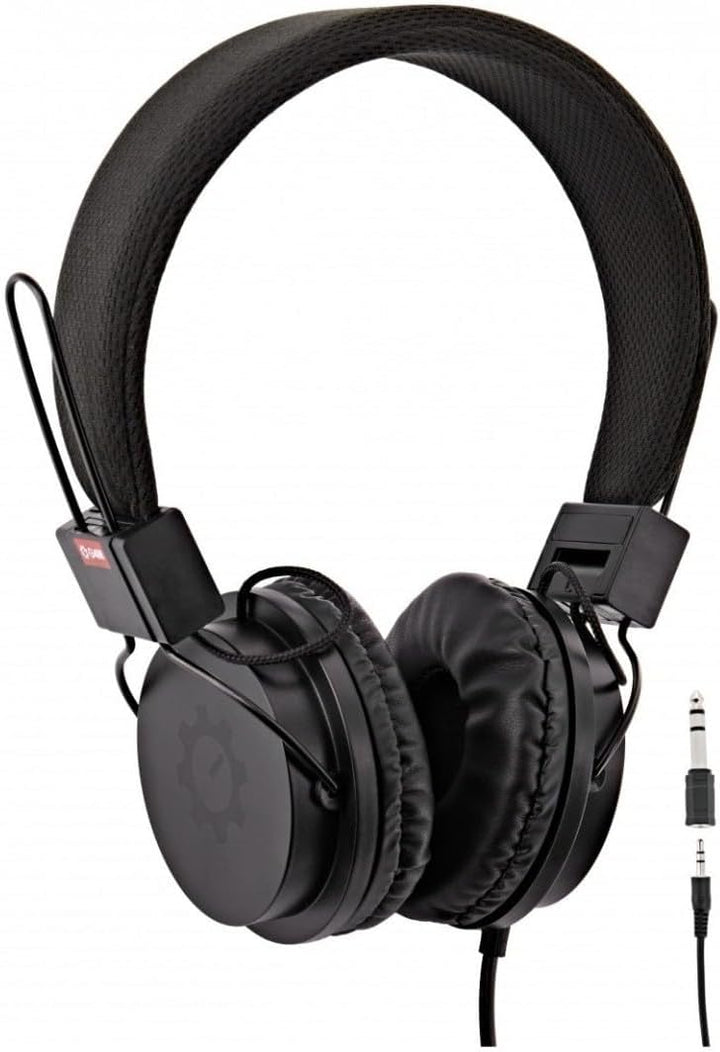 Stereo-Kopfhörer HP-5 kabelgebunden mit 3,5-mm-Miniklinke und 1/4-Zoll-Adapter