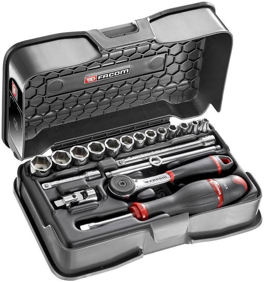 Steckschluessel-Set 1/4 R.161B, 19-tlg