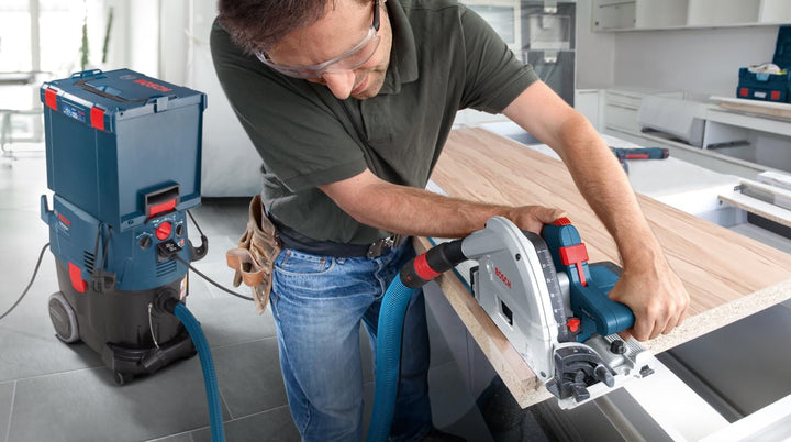 Bosch Professional Industriestaubsauger GAS 35 M AFC (1200 Watt, 35 L Behälter, 5 m Schlauch, im Kar