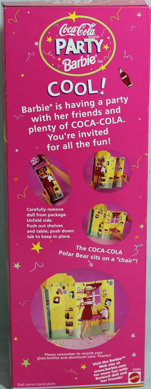 Barbie Collectibles 22964 Coca Cola Party Barbie aus 1998