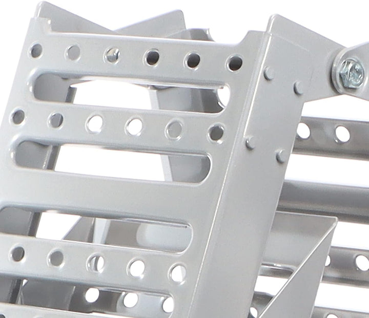 XPOtool 2X Auffahrrampe 340kg 3-Fach klappbar Verladerampen 197x23cm rutschfest Stahl für Motorrad