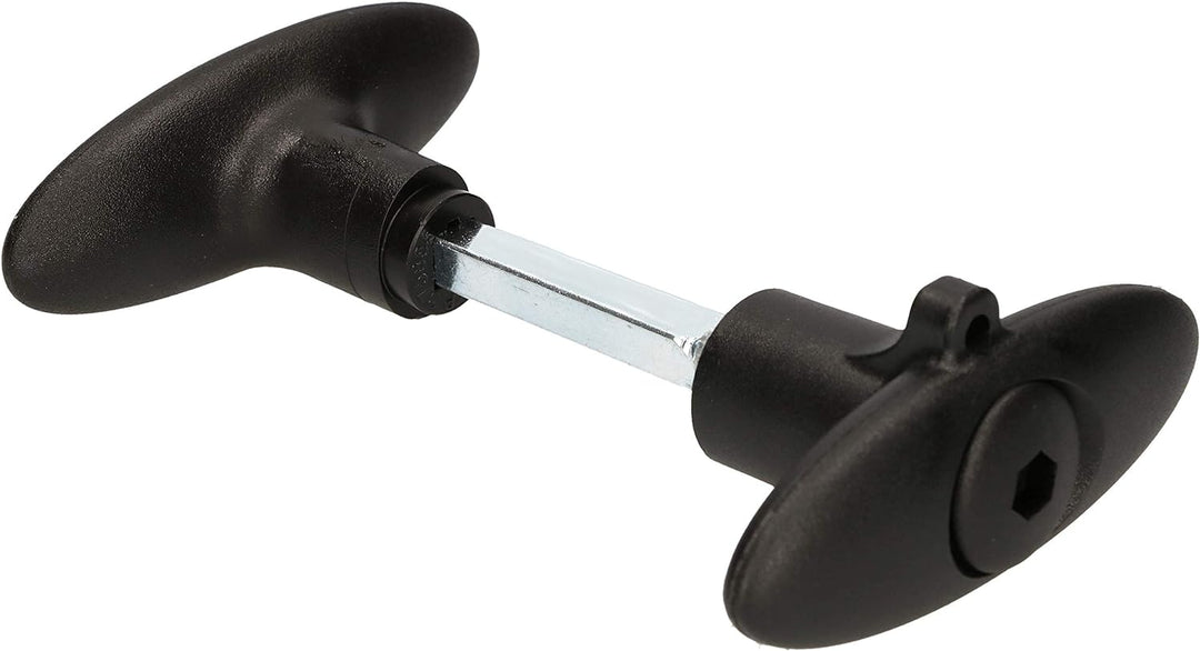 KOTARBAU® Garagenschloss mit Tortreibriegel 200mm für Garagentore oder als Zusatzschloss Silber