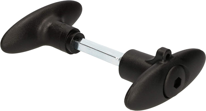 KOTARBAU® Garagenschloss mit Tortreibriegel 200mm für Garagentore oder als Zusatzschloss Silber