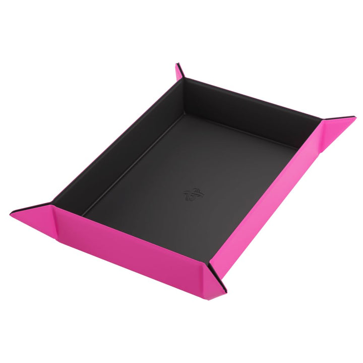 Gamegenic, Magnetic Dice Tray Rectangular Black/Pink