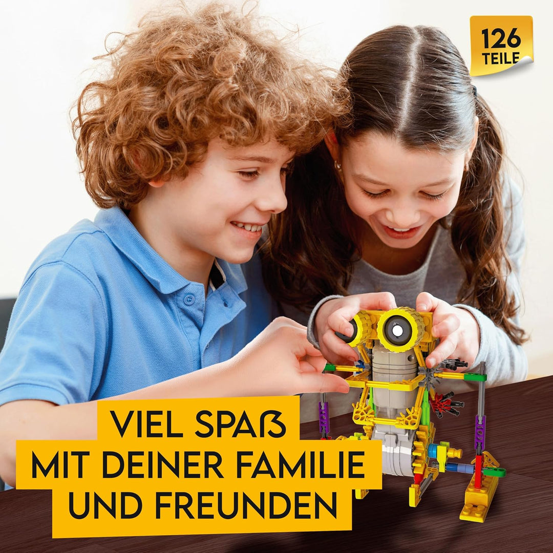 Science4You Betabot Roboter-Bausatz für Kinder, Baue deinen eigenen Roboter, Robotik-Set mit 126 Tei