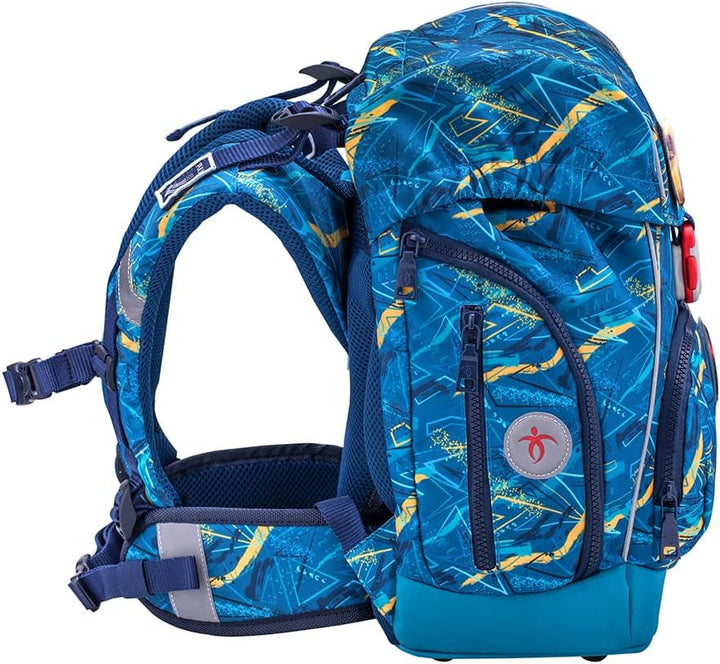 Belmil Premium Comfy Plus Schulranzen Set 5-teilig Für kleine Kinder, Erstklässler mit Patch Set 6 S