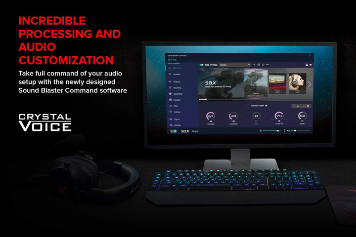 CREATIVE Sound BlasterX AE-5 Plus SABRE32 Hochauflösende PCI-e-Gaming-Soundkarte und DAC mit 32-Bit