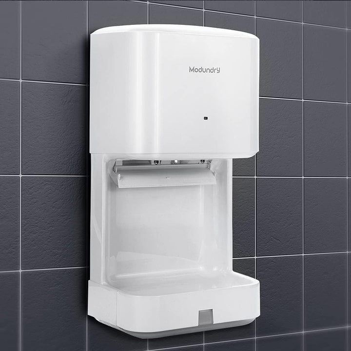 Modundry Automatischer Elektrischer Händetrockner Hochgeschwindigkeits mit Ablaufschale für Gewerbli