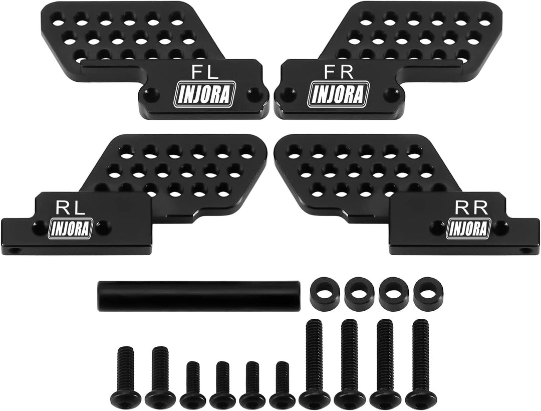 INJORA Stossdämpfer Halter Mehrere Einbaupositionen Dämpfer Halterung CNC Aluminium für TRX4M Upgrad