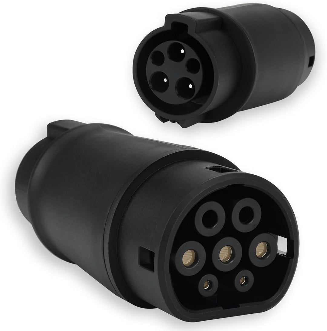 Opaltool EV Ladekabel Autoladegerät Adapter Typ 1 auf Typ 2, 32A SAE J1772 auf IEC 62196(Mennekes) A