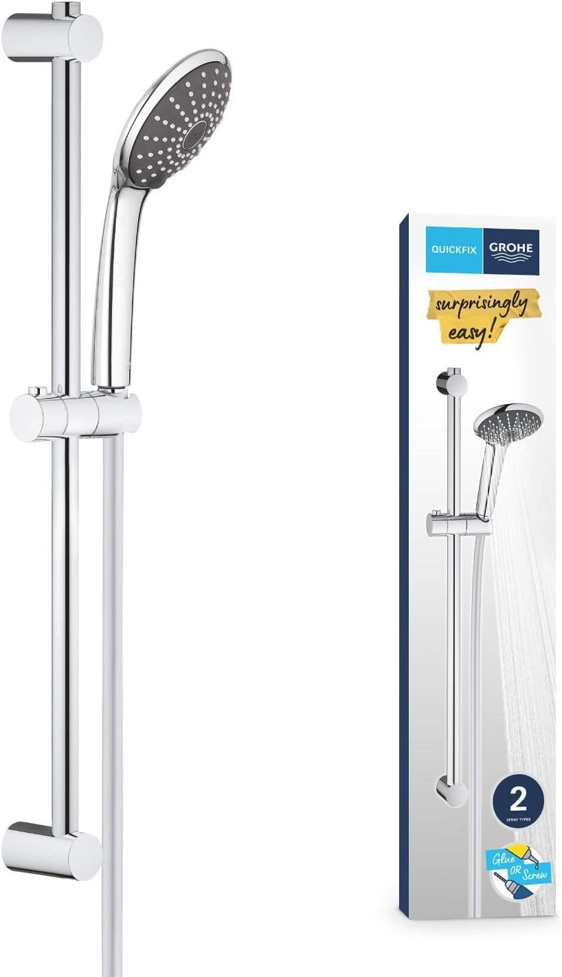 GROHE Vitalio Joy eco Brausegarnitur 1 Strahlart mit Dimmer 27326000, mit Dimmer