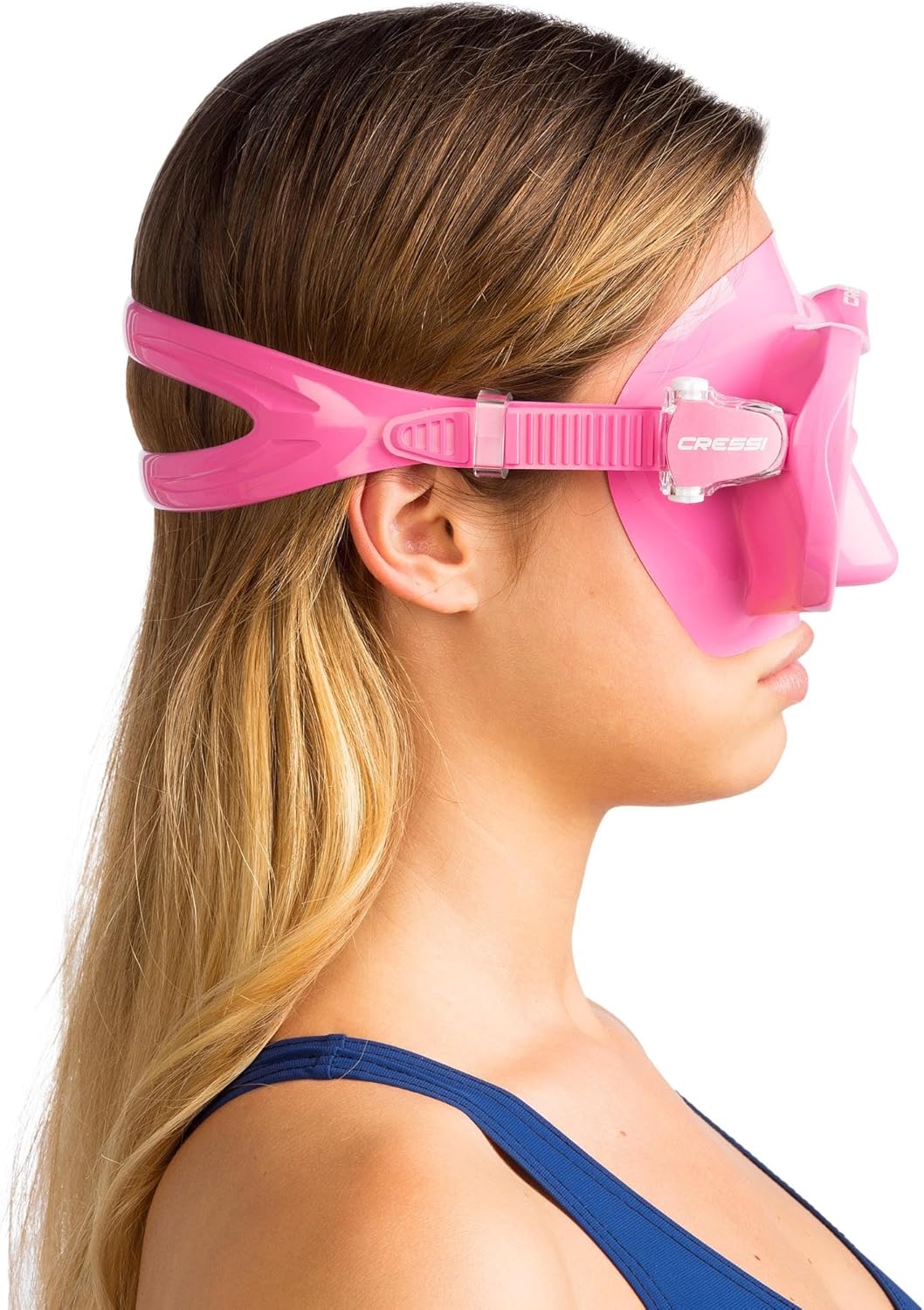 Cressi F1 - Rahmenlose Maske oder Rahmenlose Maske + Schnorchel Dry Combo Set zum Tauchen und Schnor