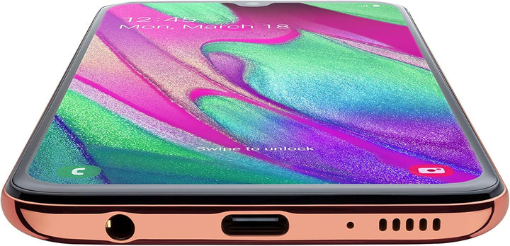 Samsung Galaxy A40 Smartphone (15.0cm (5.9 Zoll) 64GB interner Speicher, 4GB RAM, Dual SIM, coral) -