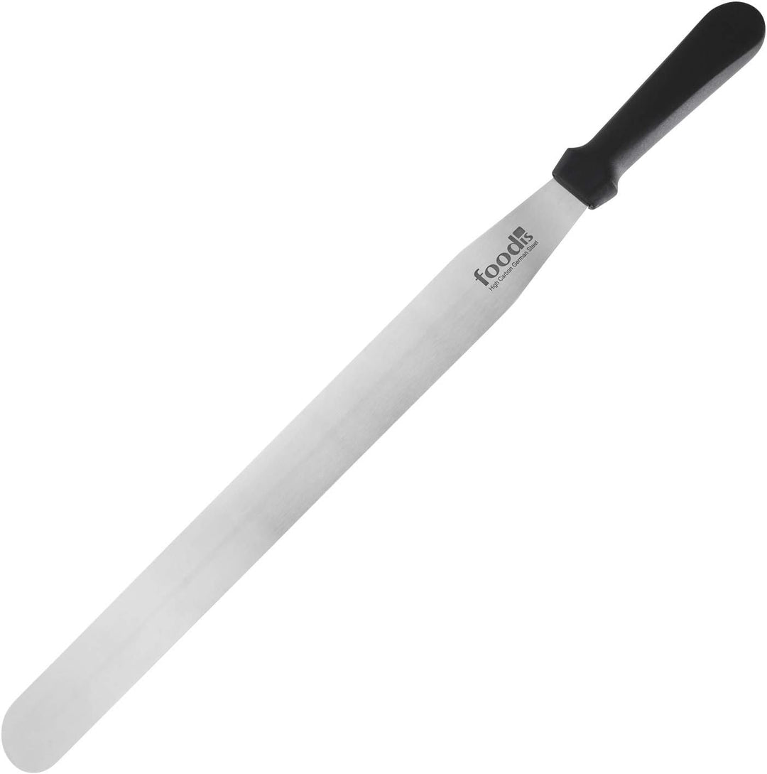 foodis Crepes-Wender mit 40cm Edelstahl Klinge - Crepe-Spatel spülmaschinenfest und robust - Hochwer