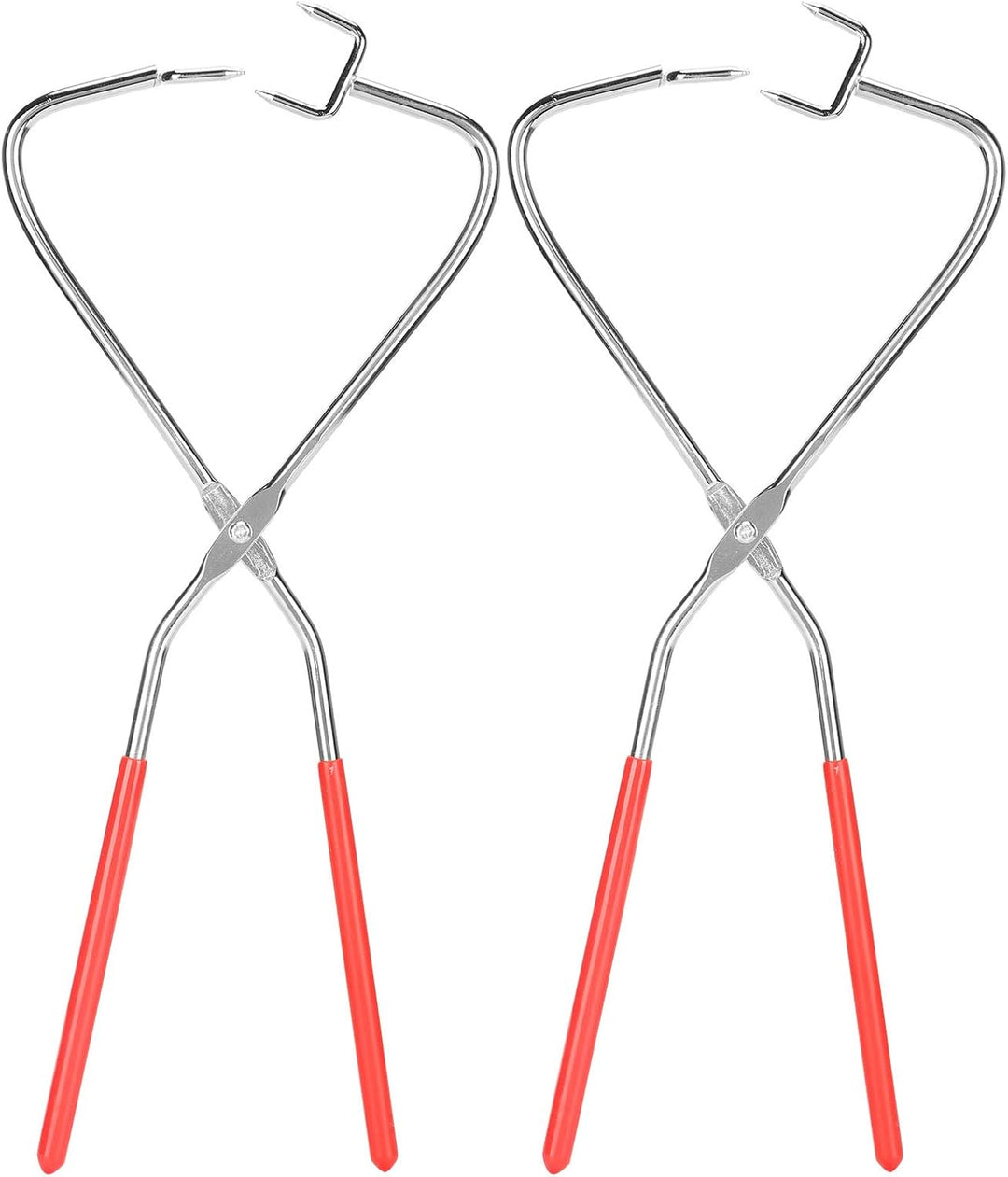 Ton-Skulpturen-Werkzeug, 2 Stück, Keramik-Glasur-Tauchzange, Edelstahl, DIY-Ton-Bildhauerei, Keramik