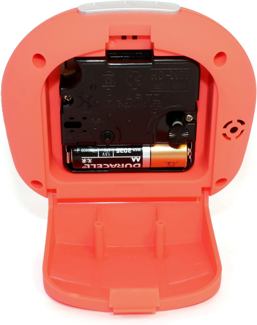 Kinderwecker Mädchen ohne Ticken Rot Orange Analog - 1966-1, Orange